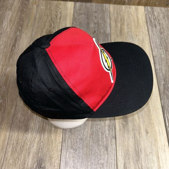 DC Comics The Flash Youth Hat Baseball SnapBack Cap Black Red Lightning Bolt - Picture 4 of 11